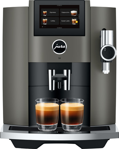 DE BESTE JURA S8 DARK INOX (EB) ESPRESSOMACHINE