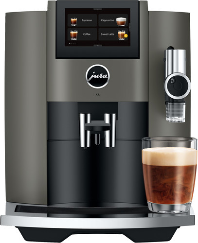 DE BESTE JURA S8 DARK INOX (EB) ESPRESSOMACHINE