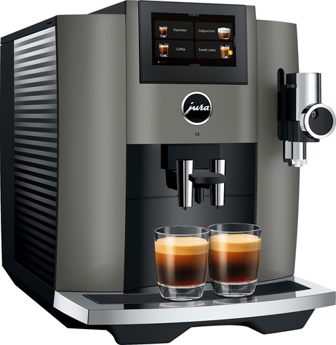 DE BESTE JURA S8 DARK INOX (EB) ESPRESSOMACHINE
