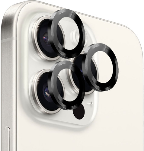 BlueBuilt Apple iPhone 15 Pro / 15 Pro Max Camera Lens Protector Aluminum -  Coolblue - Before 23:59, delivered tomorrow