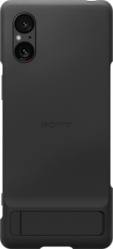 Sony Xperia 5 V Back Cover Black with Stand Main Image