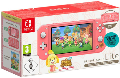 Nintendo lite animal cheap crossing bundle