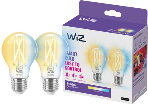 WiZ Filament light 2-pack - Warm to Cool White Light - E27 Main Image