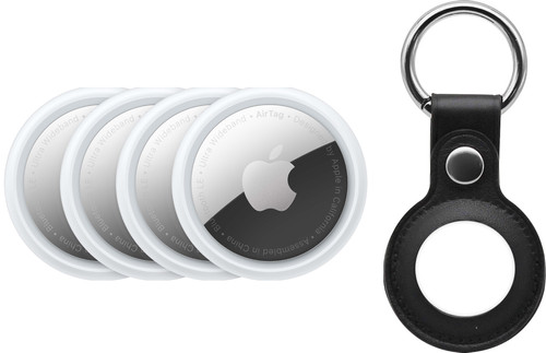Apple AirTag 4-pack + Key Ring Black - Coolblue - Before 23:59 ...
