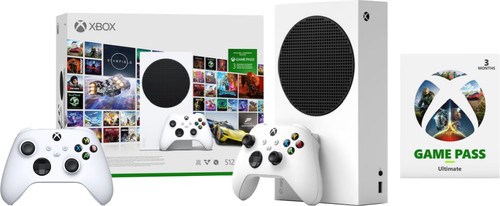 Xbox Series S + 3 Maanden Game Pass Ultimate bundel + Tweede Controller Wit Main Image