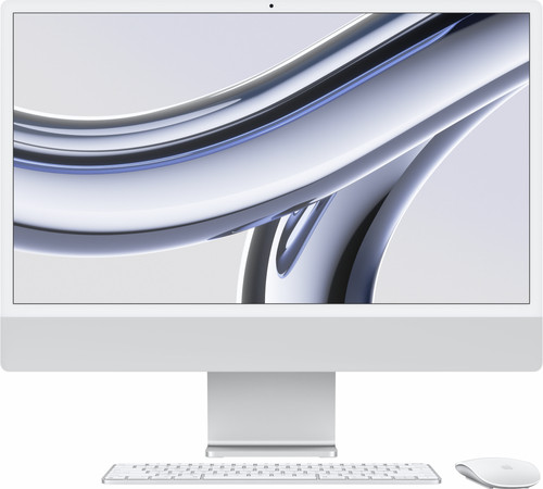 Apple iMac 24 inches (2023) M3 (8-core CPU/8-core GPU 8GB/256GB Silver QWERTY Main Image