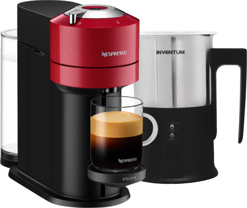 Krups Nespresso Vertuo Next XN9105 Rood + melkopschuimer - Coolblue ...