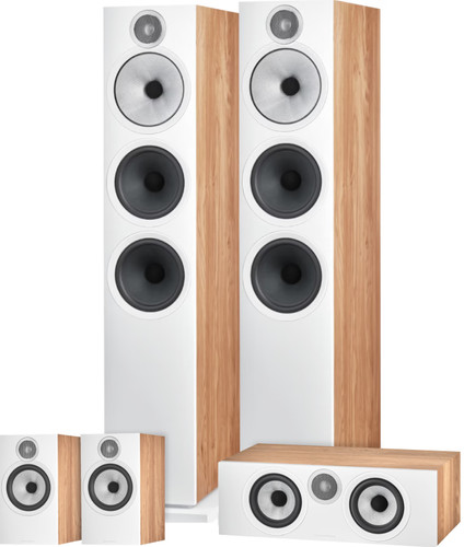 Bowers & Wilkins HTM6 S3 + 603 S3 (per paar) + 606 S3 (per paar) Bruin Main Image