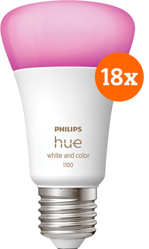 Philips Hue White and Color E27 1100lm 18-pack Main Image