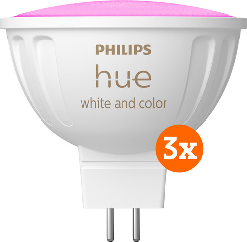 Philips Hue Spot White and Color MR16 3-pack Main Image