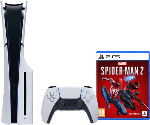 PlayStation 5 Slim Disc Edition + Marvel's Spider-Man 2 Main Image