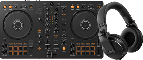 Pioneer DJ DDJ-FLX4 + Pioneer DJ HDJ-X5 Black Main Image