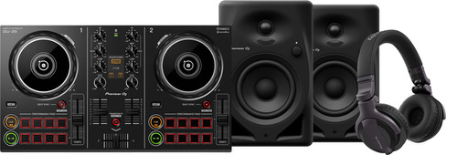 Pioneer DJ DDJ-200 + Pioneer DJ HDJ-CUE1 + Pioneer DJ DM-40D Black Main Image