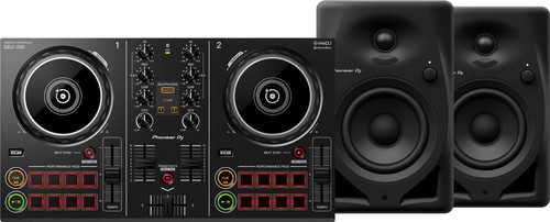 Pioneer DJ DDJ-200 + Pioneer DJ DM-40D Zwart Main Image