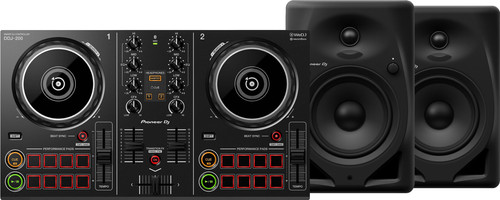 Pioneer DJ DDJ-200 + Pioneer DJ DM-50D-BT Black Main Image