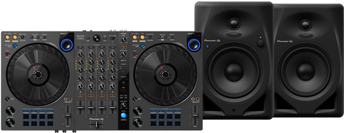 Pioneer DJ DDJ-FLX6-GT + Pioneer DJ DM-50D-BT Zwart Main Image