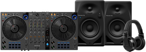 Pioneer DJ DDJ-FLX6 + Pioneer DJ HDJ-X7 Zwart + Pioneer DJ DM-40D-BT Zwart Main Image