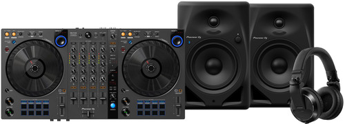 Pioneer DJ DDJ-FLX6 + Pioneer DJ HDJ-X7 Zwart + Pioneer DJ DM-50D-BT Zwart Main Image