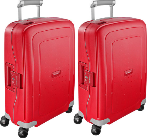 Samsonite S'Cure Spinner 55cm Crimson Red Duo Kofferset Main Image