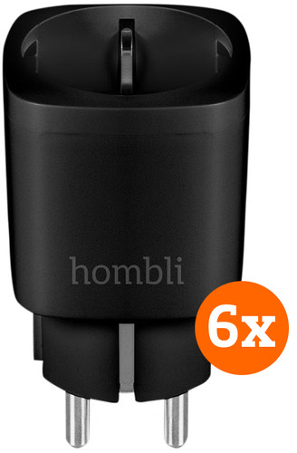 Hombli Smart Plug Black 6-pack Main Image