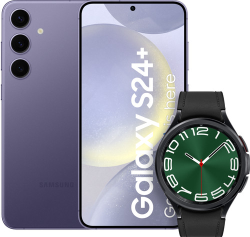 Samsung Galaxy S24 Plus 256GB Purple 5G + Galaxy Watch 6 Classic Black 47mm Main Image