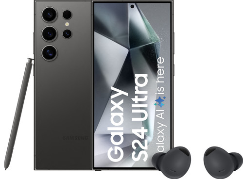 Samsung Galaxy S24 Ultra 1TB Zwart 5G + Galaxy Buds 2 Pro Zwart Main Image