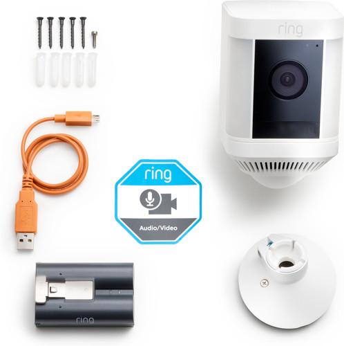 - DE BESTE RING SPOTLIGHT CAM PLUS - BATTERY - WIT