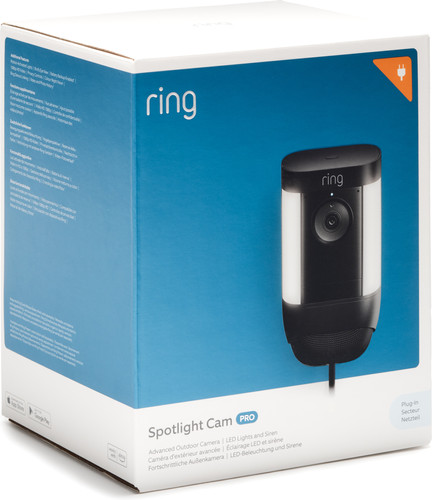 - DE BESTE RING SPOTLIGHT CAM PRO - PLUG IN - ZWART - 2-PACK