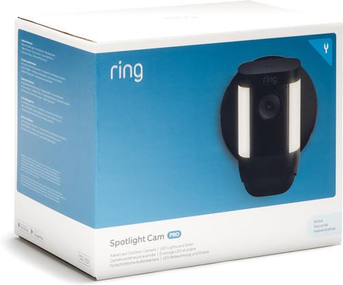 - DE BESTE RING SPOTLIGHT CAM PRO - BEDRAAD - ZWART - 2-PACK