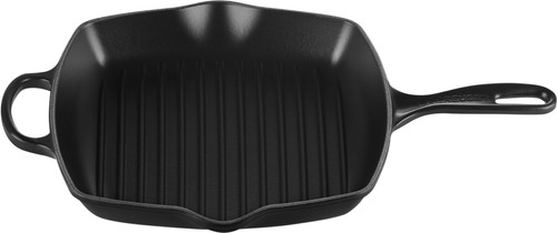 Le Creuset Skillet Square Grill Pan 26cm Black Main Image