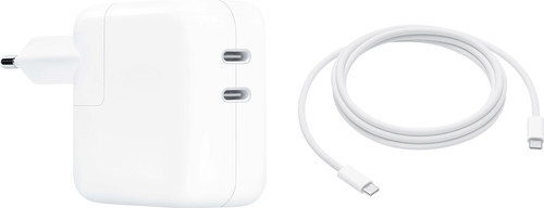 Apple 35W Power Adapter Met 2 Usb C Poorten + Apple usb C Oplaadkabel (2m) Main Image