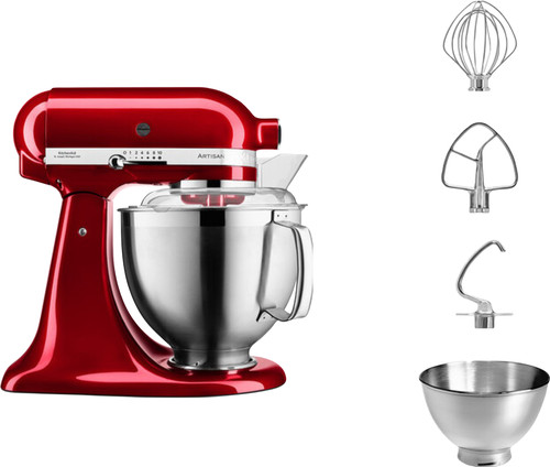 - DE BESTE KITCHENAID 5KSM185PSECA APPELROOD - EEN ESSENTIËLE AANWINST VOOR UW KEUKEN