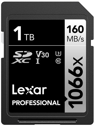 Lexar Professional 1066x SILVER 1TB SDXC 160mb/s Main Image