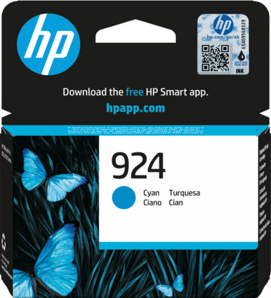 HP 924 Cartridge Cyan Main Image