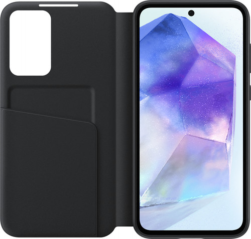 Samsung Galaxy A55 Smart View Book Case Zwart Main Image