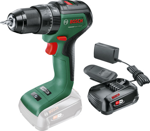 Bosch UniversalImpact 18V-60 + Bosch Starter Kit 18V 2.5Ah Battery Main Image