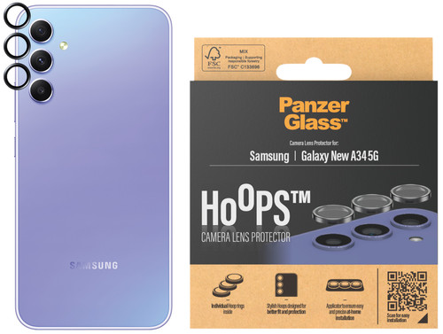 PanzerGlass Hoops Samsung Galaxy A35 Camera Lens Protector Glass Main Image