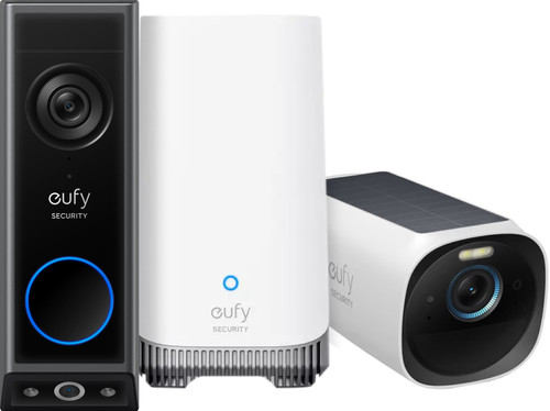 DE BESTE BEWAKINGSCAMERA'S VOOR THUISGEBRUIK: Eufycam 3 + Eufy Video Doorbell E340 + Homebase 3