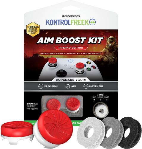 KontrolFreek Inferno AimBoost Thumbsticks + Precision Rings Rood/Wit Xbox Main Image