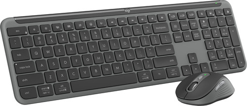 Logitech MK950 Signature Slim Wireless Keyboard and Mouse Combo QWERTY Black Main Image