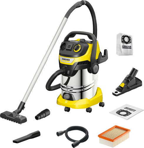 Karcher WD 6 P S V-30/6/22/T incl. boorstofopvanger + stofzuigerzakken (4x) Main Image