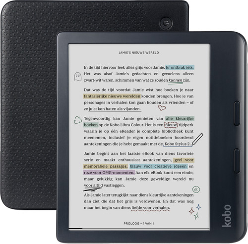 Kobo Libra Colour Zwart Main Image