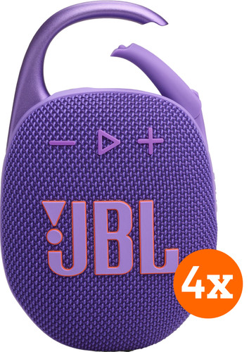 JBL Clip 5 Purple 4-pack Main Image