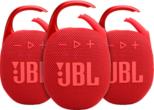 JBL Clip 5 Red 3-pack Main Image