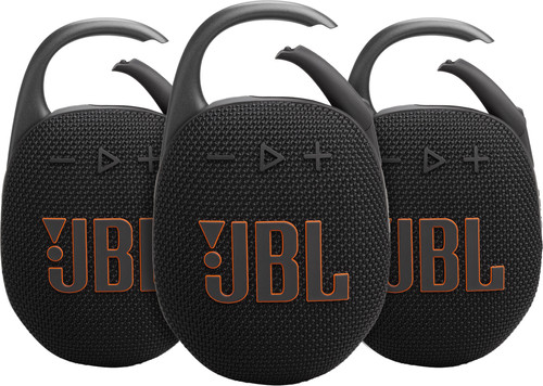 JBL Clip 5 Black 3-pack Main Image