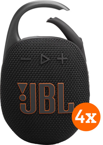 JBL Clip 5 Zwart 4-pack Main Image