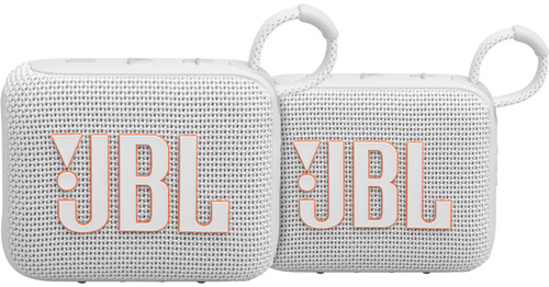 JBL Go 4 White 2-pack Main Image