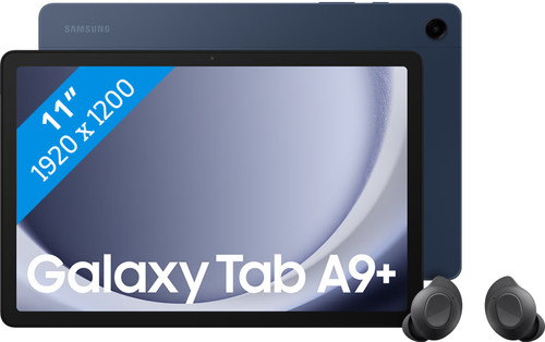 Samsung Galaxy Tab A9 Plus 11 inches 64GB WiFi Blue + Buds FE Black Main Image