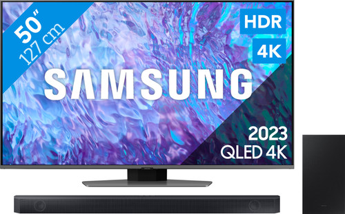 Samsung QLED 50Q80C (2023) + Soundbar Main Image