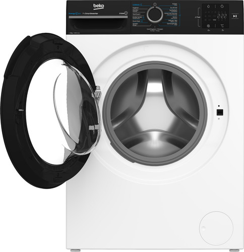 Beko BM3WFT3841B SteamCure inside